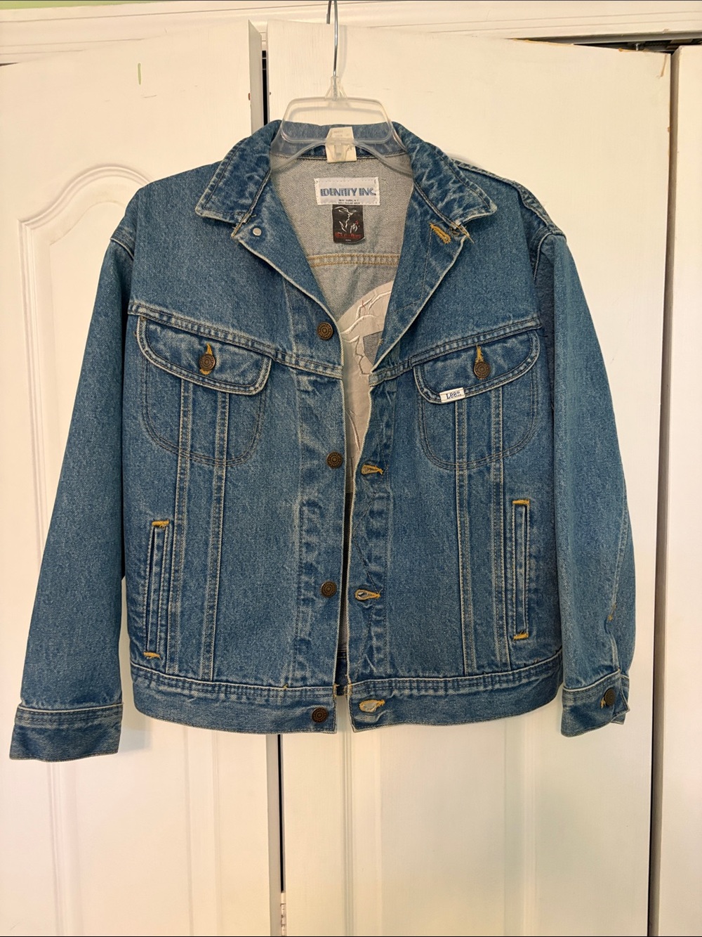 Beauty and the Beast Denim Jacket - Identity Ink Blue Trucker Jacket.
